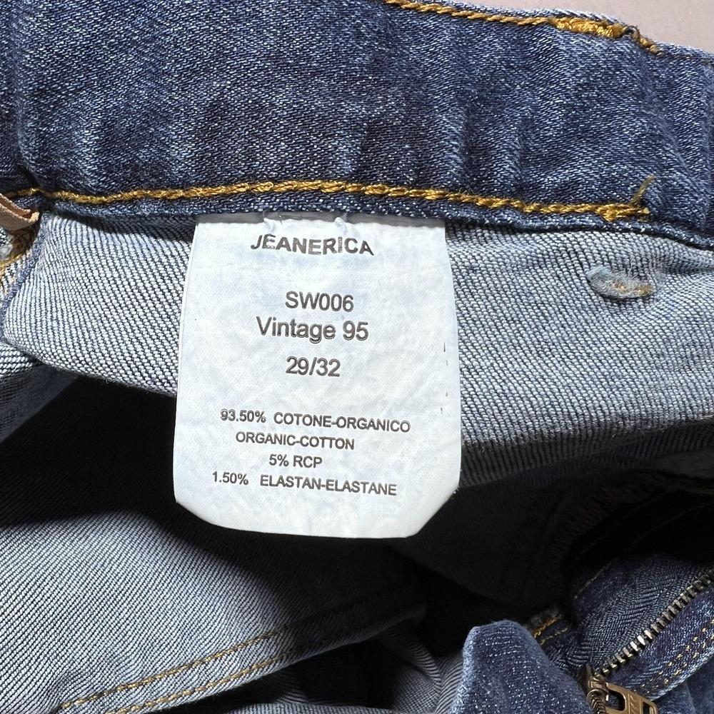 Jeanerica St. Monica Jeans Flare Wide Leg Vintage 95 High Rise SW006 Size 29 - Picture 9 of 16